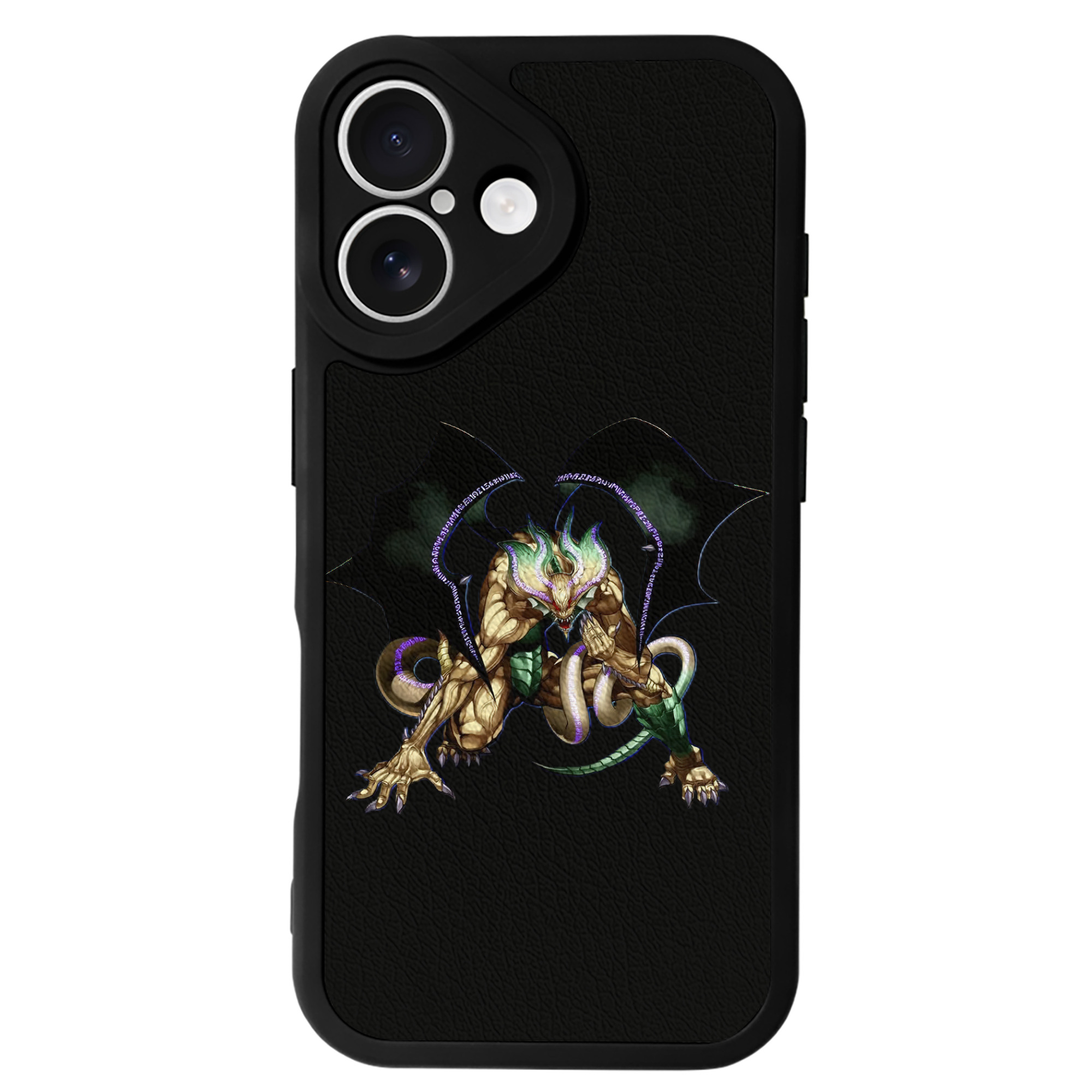 （画像用） 遊☆戯☆王 Yu-Gi-Oh! 【iPhone 16シリーズ対応】シリコンスマホケース（レザー調） 材質：シリコン